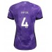 Liverpool Virgil van Dijk #4 Voetbalkleding Derde Shirt Dames 2023-24 Korte Mouwen
